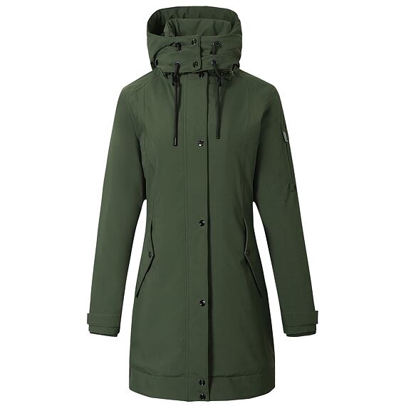 Dámská parka Covalliero A/W 2024, khaki